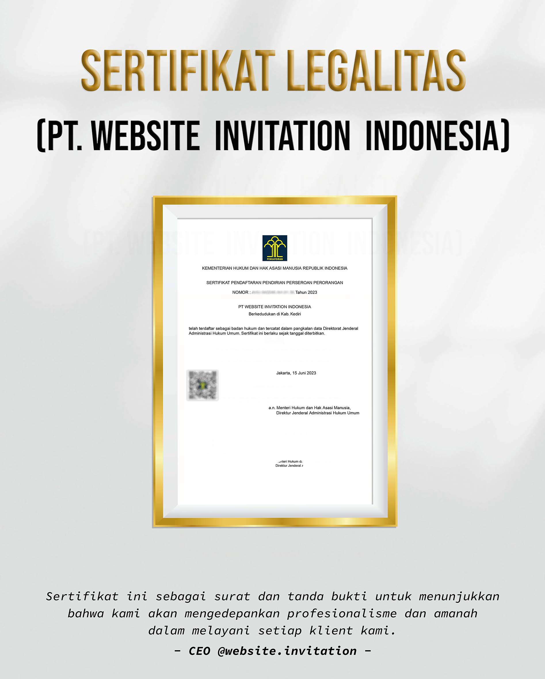 sertifikat web