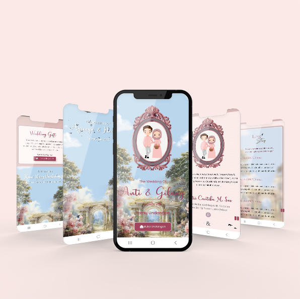 Mockup 5 hp website prince tanpa foto