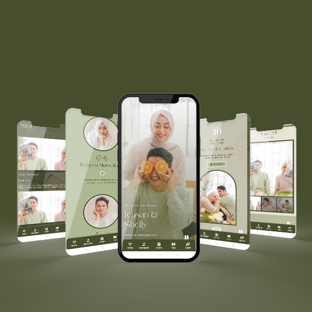 Mockup 5 hp website sage green